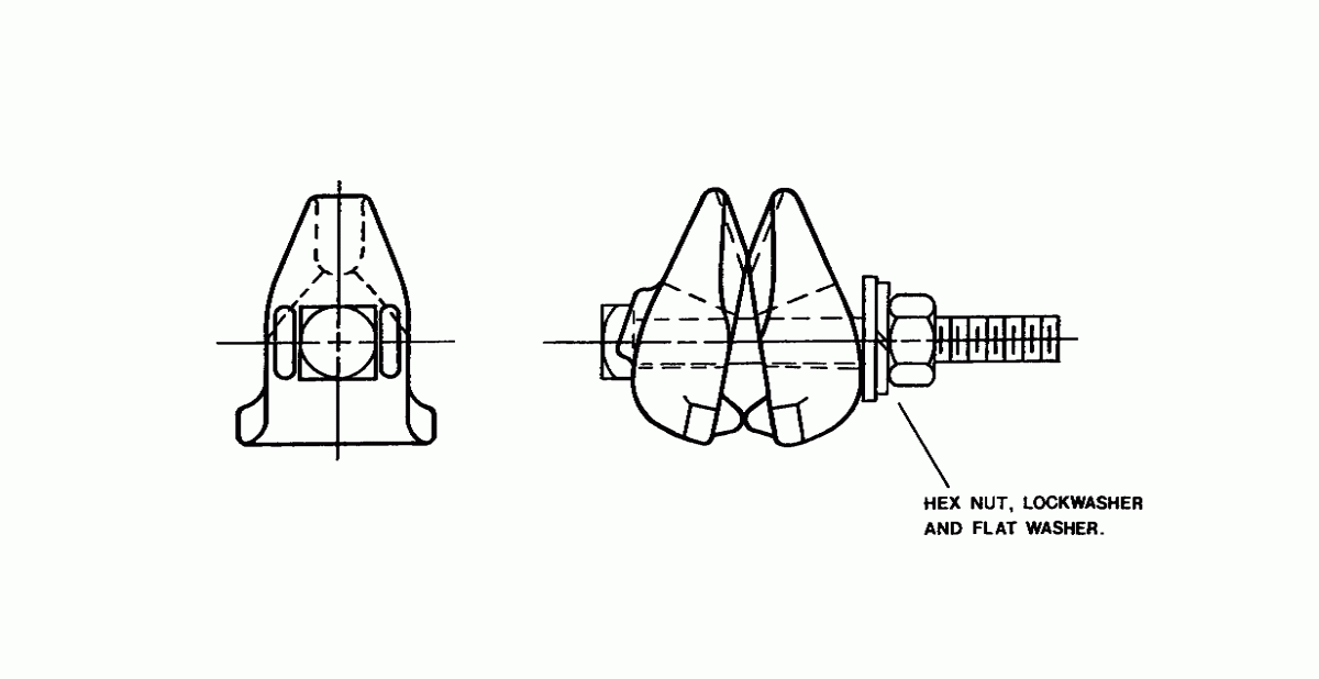 Anchor Rod Bonding Clamps Line Hardware