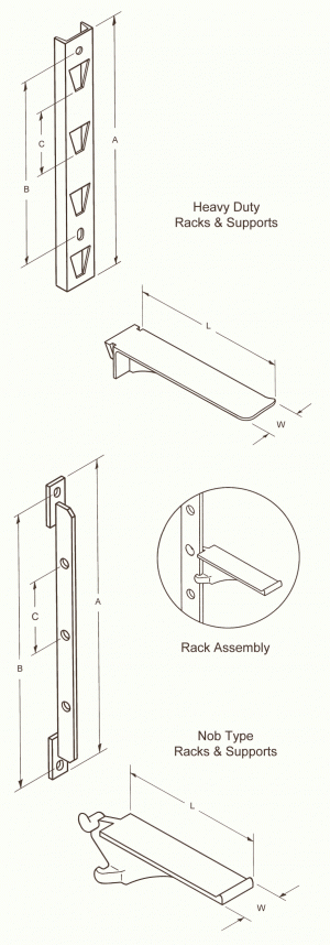 HEAVY DUTY CABLE RACKS & SUPPORT ARMS