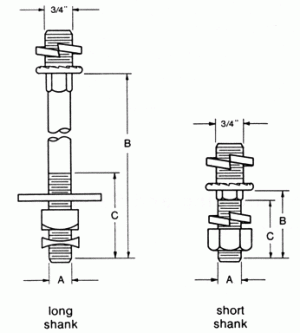 Line Post Insulator Studs