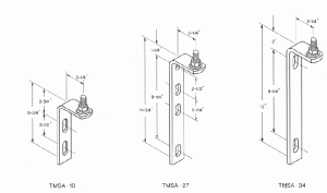 TANK MOUNTED SURGE ARRESTER BRACKETS