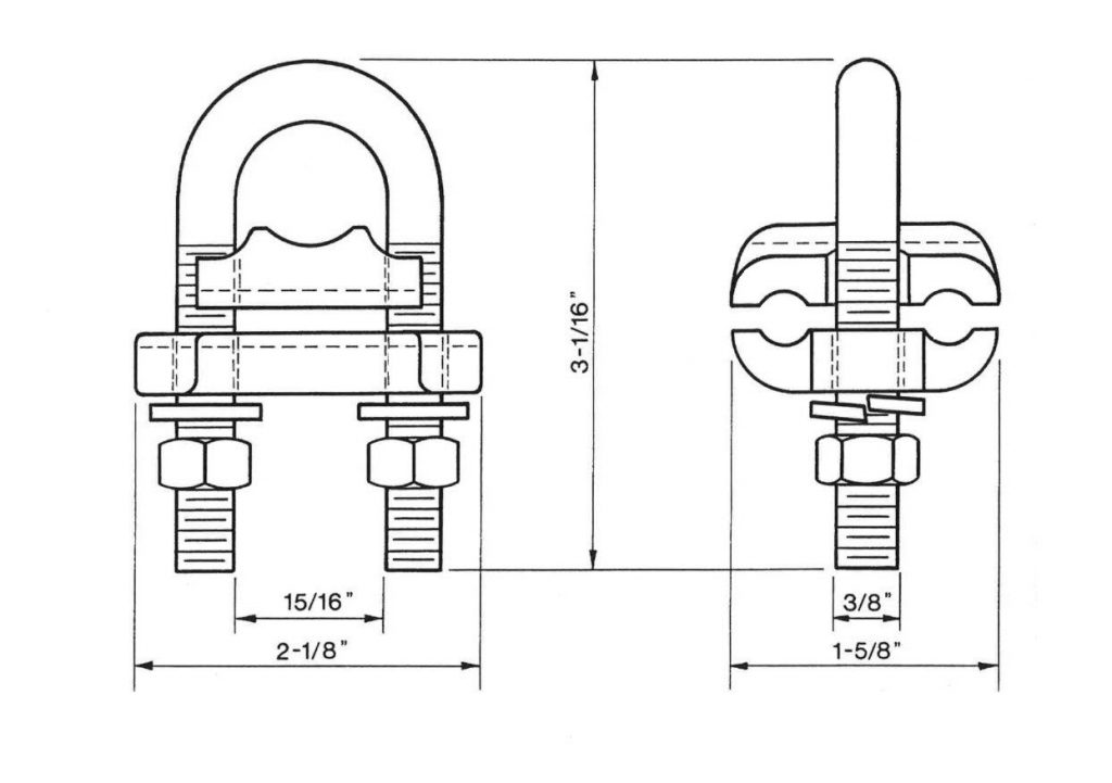 U-Bolt Ground Clamp – Line Hardware